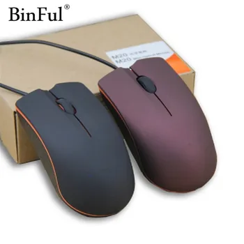

BinFul High Quality M20 Wired Mouse USB 2.0 Pro Gaming Mouse Optical Mice For Computer PC wholesale