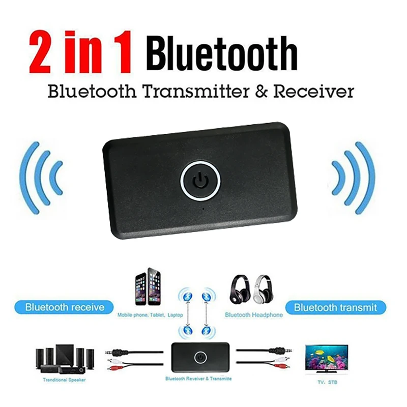 Многофункциональный беспроводной передатчик и приемник V4.2 аудио 3 5 мм Bluetooth
