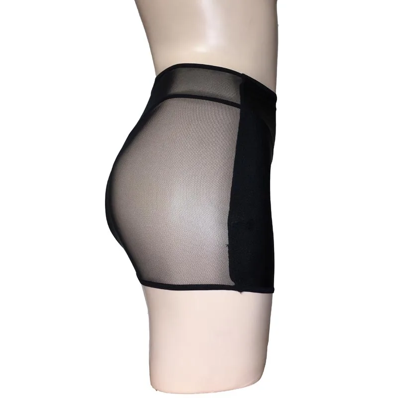 Женское сексуальное нижнее белье с высокой талией черное прозрачное Непрозрачное Сетчатое облегающее мини-юбка с прозрачными бретелями Babydolls