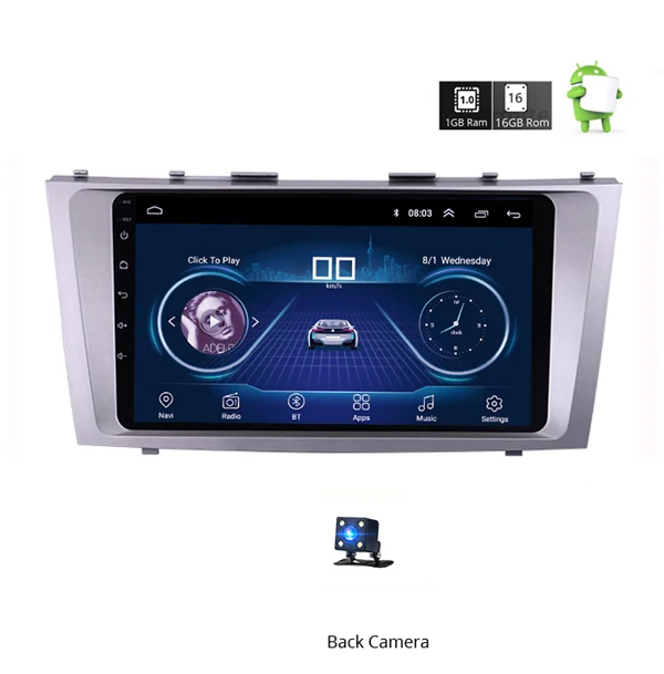 2G+ 32G Android 8,1 4G Автомобильный Радио Мультимедиа Видео плеер навигация gps WiFi 2 din для Toyota Camry 40 50 2006-2011 без dvd - Цвет: 1g16g camera