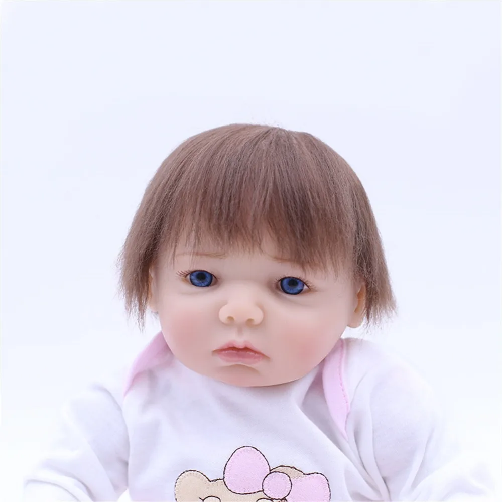 SanyDoll 16 дюймов см 43 см Силиконовые baby reborn куклы, кукла reborn прекрасный розовый костюм куклы праздничные подарки