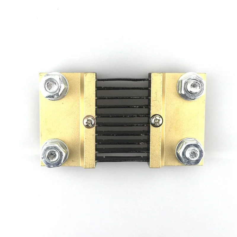 Делитель тока постоянного тока шунтирующий резистор 75MV 1000A для аммперметра аммпер панель измеритель напряжения