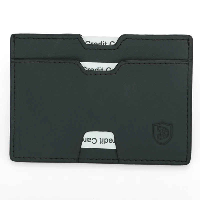 Super Slim Soft Wallet 100% Sheepskin Genuine Leather Mini Credit Card Wallet Purse Card Holders Men Wallet Thin Small (16)