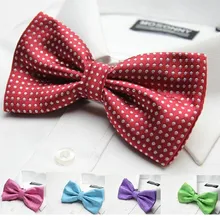 Модный галстук-бабочка в крапинку брендовая Новая взрослая бабочка-бабочка для мужчин Брошь маленький цветок из прозрачного хрусталя с бантом