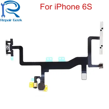 

5pcs/Lot New Top Quality Power On / Off Flex & Volume Button Switch Flex Cable For iPhone 6S 4.7" Replacement Repair Parts