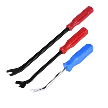 

3pcs Removal Clip Trim Tool Car Door Window Panel Upholstery Fastener Pliers Kit