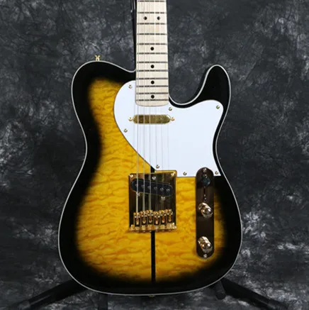 

Free shipping New style Merle Free shipping Haggard signature TL electric guitar Tuff Dog electric guitar gold hardware