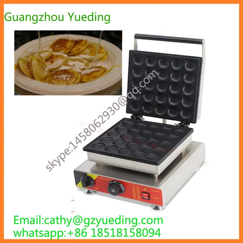 

Commercial Poffertjes Cooker Electric Poffertjes Maker Machine 25 Pieces Mini Pancakes Machine for Sale