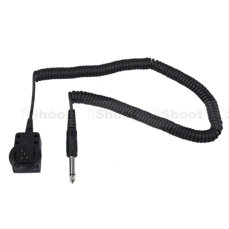 

Flash Trigger Transmitter for Canon Nikon Camera+Elastic SYNC Cord/Cable for Studio Strobe Monolight with 6.35mm Port