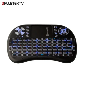 

I8 Mini Wireless Keyboard 2.4GHZ With Backlight English French Russian Version Handheld Remote Control For Android Smart TV BOX