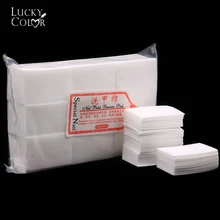 600 шт./упак. средство для снятия гель-лака Очиститель хлопок чистящих салфеток протрите салфетки без ворса чаша Безворсовая Маникюр хорошее качество инструмент