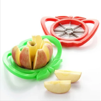 

260 Pcs Kitchen Apple Slicer Corer Cutter With Handle Pear Fruit Divider Shredders Tool Comfort Handle for Kitchen Apple Peeler
