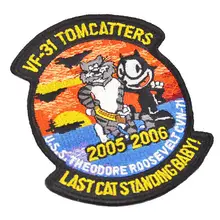 VF-31 TOMCATTERS CVN-71 патч знак мужская сумка Куртка Arm вышитые аппликации заплатки сувенирные медаль Коллекция Аксессуары подарок