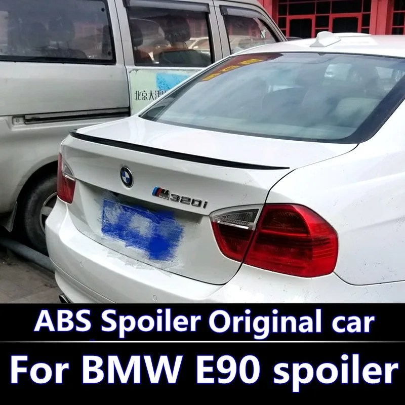 Для 2005 2012 BMW E90 320i 318i 325i 330i спойлер высокого качества ABS Материал заднее крыло