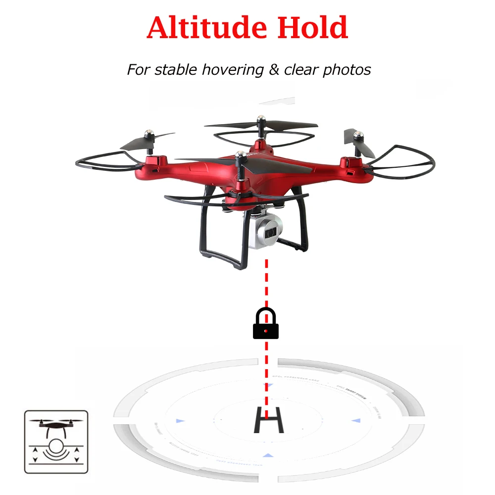 SMRC S10 Professional drone rc quadcopter drone with HD camera APP Control Real-time Transmission3D Flips One Key Take off