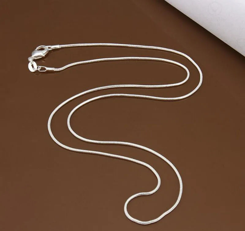 1MM snake chain necklace2