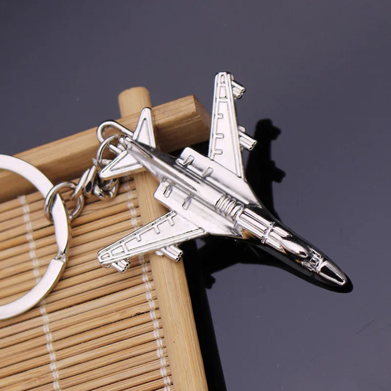 F (20pcs) 18 стиль 3D индивидуальность креативный металлический Aaircraft фигурный брелок для женщин и мужчин высокого качества Шарм Подвески автомобильный брелок - Цвет: F (20pcs)