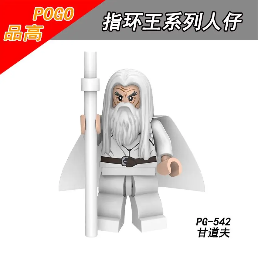PG542 Одиночная PG8183 Хоббит Властелин колец Dain Ironfoot Kili Fili Oin Gloin Dori Goblin orc Детские сборные блоки - Цвет: PG542