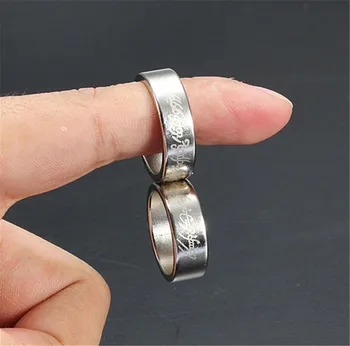 

Silver Strong Magnetic Magic Ring Coin Finger Magician Trick Props Show Tool Magic trick Toys High Quality