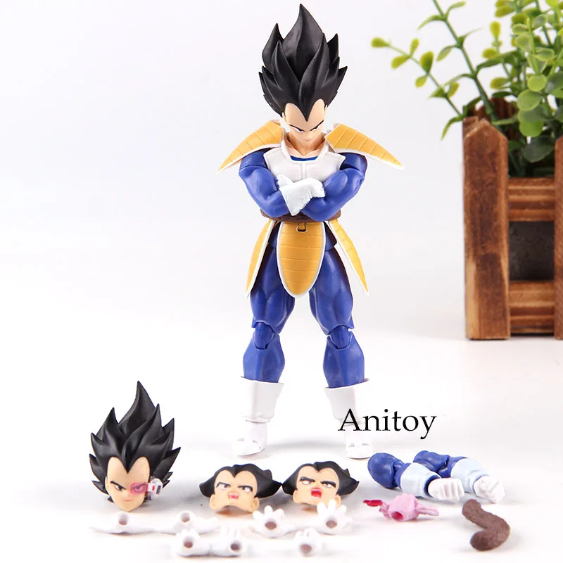 DBZ Figuarts СВЧ Dragon Ball Z King Вегета фигурку Коллекция ПВХ Модель игрушки - Цвет: in bag