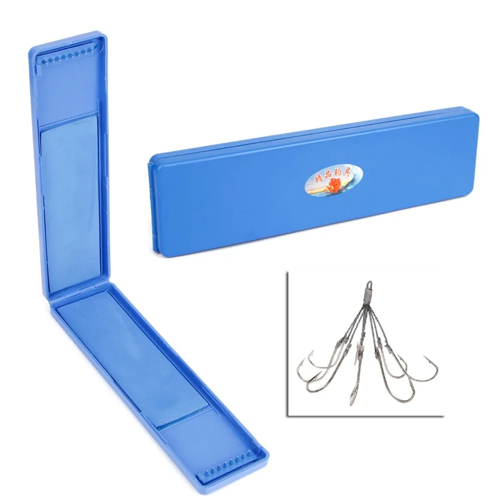 Plastic Single Layer Fishing Box Portable Fishing Second Line Box