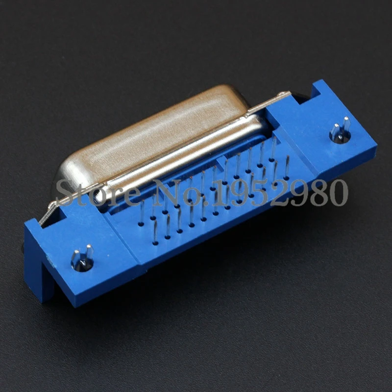 5PCS 남성 여성 Centronics 커넥터 57 시리즈 24 핀 90도 컴퓨터 케이블 어댑터 PCB DIP 유형