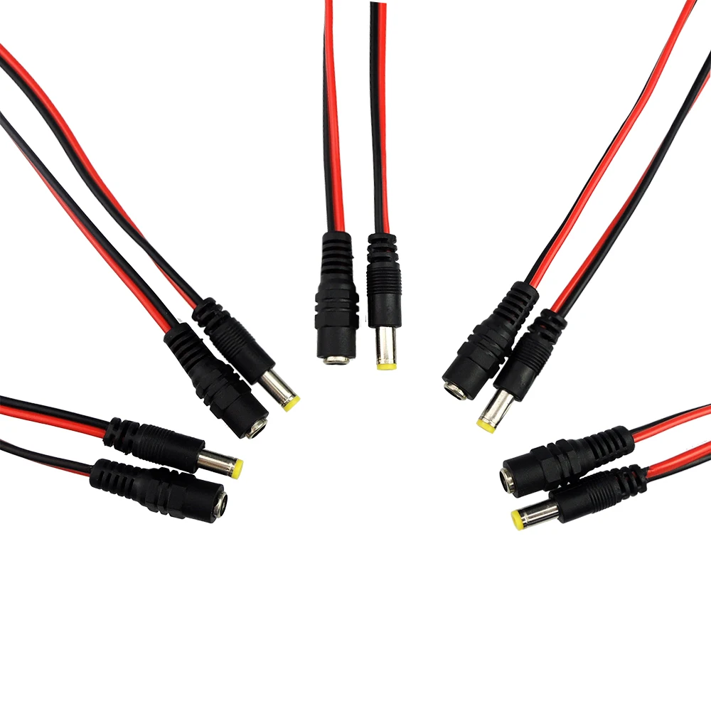 5pcs DC Jack Female to Plug Male BNC Camera Wire Cable Audio Video BNC DVR Cord-in Power Cords & Extension Cords from Home Improvement on Aliexpress.com ...