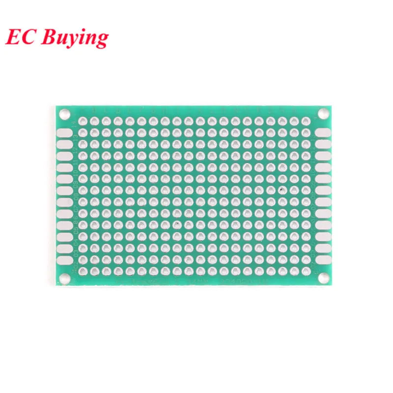 4x6cm Double Side Prototype PCB Universal Printed Circuit Board DIY For Arduino 2.54mm Glass Fiber (3)