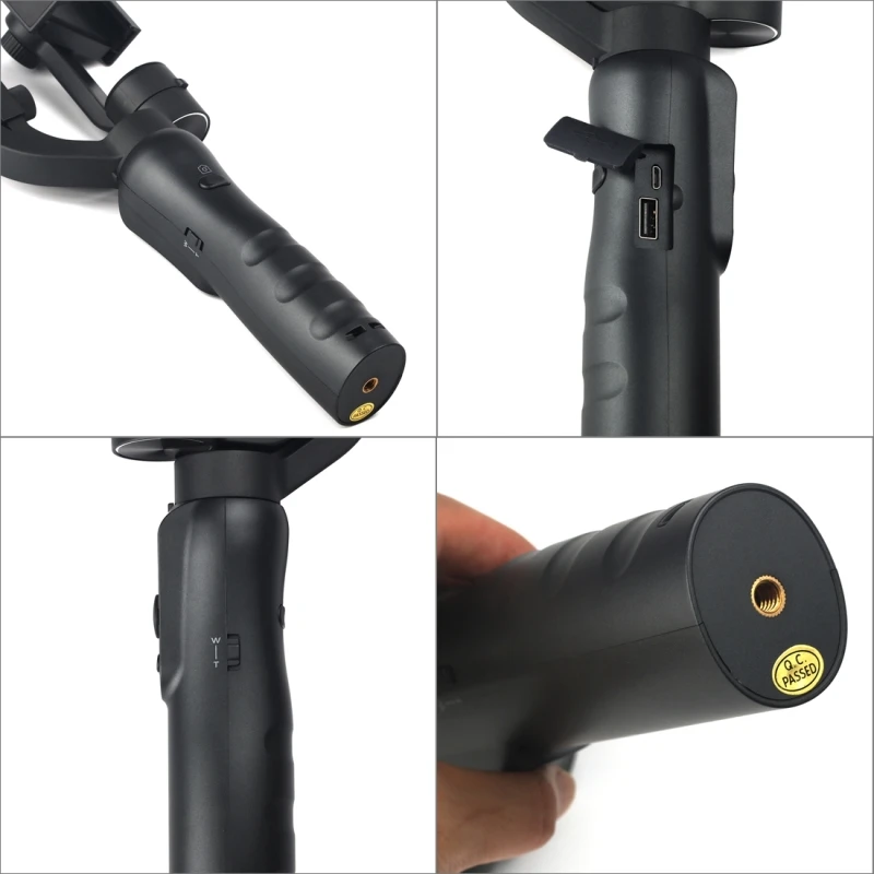  S5 Professional 3-Axis Stabilized Handheld Gimbal Stabilizer for GoPro Action Cameras and Smartphon