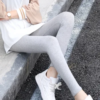 

High Waist Women's Pencil Pants Elastic Stretch Bodycon Leggings Trousers for Women 2018 Autumn Clothes 3 Color