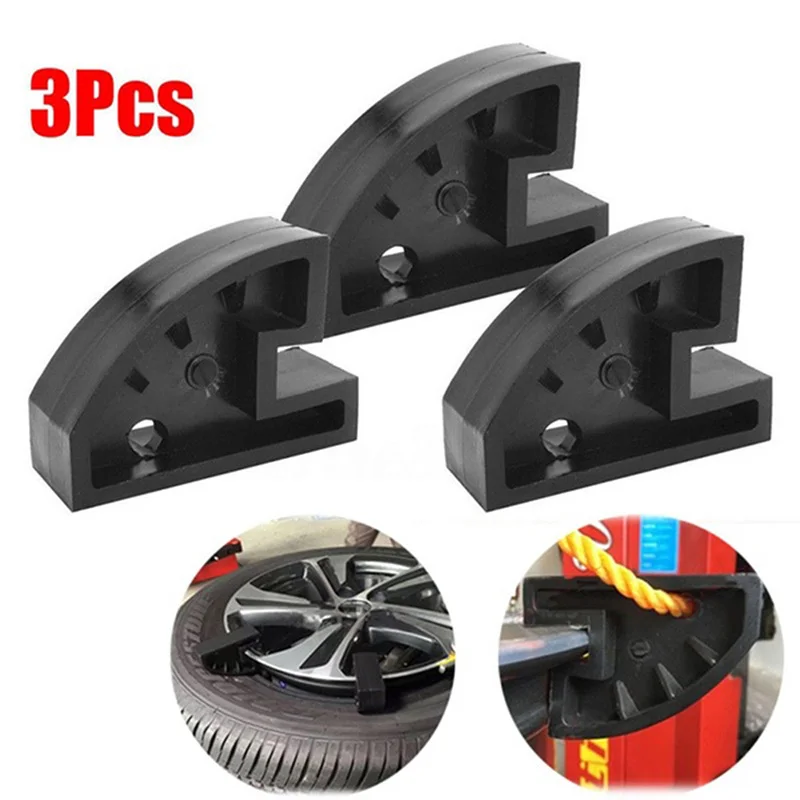 

3pcs Nylon Bead Drop Center Depressor Clamp Wheel Rim Run Flat Tire Changer Car Tire Fixing Clamp Black white Tire Repair Tools