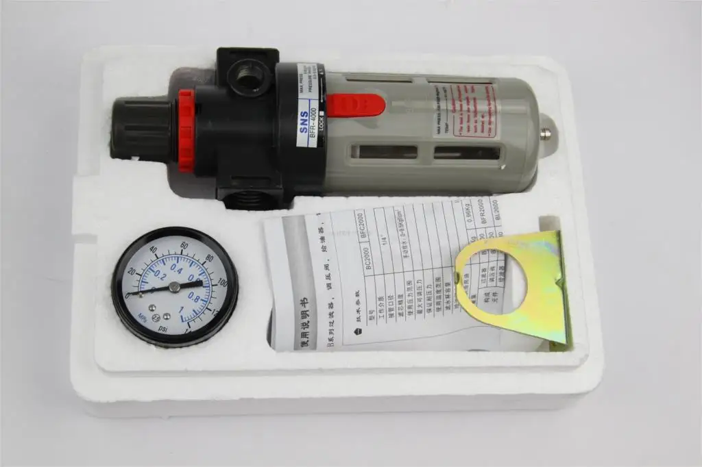 

BFR4000 1/2''PT Airtac type regulator filter SNS compressing pneumatic water separator regulator
