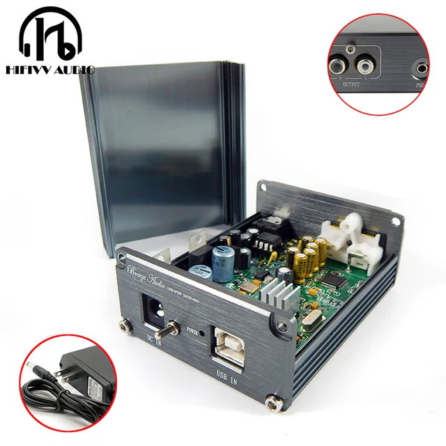hifi decoder XMOS U8 + AK4490 AMP NE5532 USB DAC Sound Card Headphone Output Support for PCM 192kHz