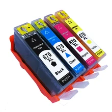 Для HP 670 картридж Для HP670 Deskjet 3525 4615 4625 5525 6520 6525