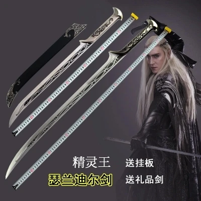Discount Film Television Animation Lord Of The Rings Sword Hobbit Anti -Body Weapons Home Decoration Crafts Not Open Blade Christmas Gift 4