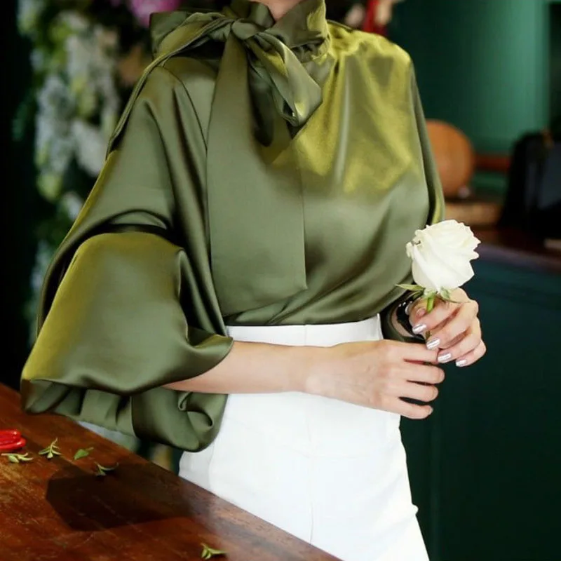 

Women Slim Shirt Tops Work Wear Elegant Formal Office Lady Blouse Solid Color Plus Size High Quality Tops Delightful