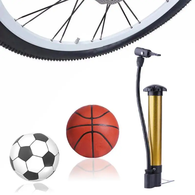 Football Cycling MTB Bike  High Pressure Ball Tire Inflator Mini Bicycle Pump 