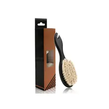 Ретро масляная голова кисти скульптура стиль сломанные волосы шеи развертки для бритья волос инструмент с черная длинная ручка белый HY001 Тип