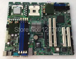 

Industrial equipment workstation board SUPER X6DVL-EG REV 1.1 dual 604 socket