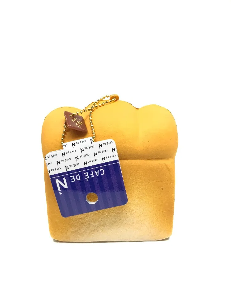 

Original cafe de n Jumbo bread squishy soft and slow rising squishy toys squishy cake bread key chain kids toys collection