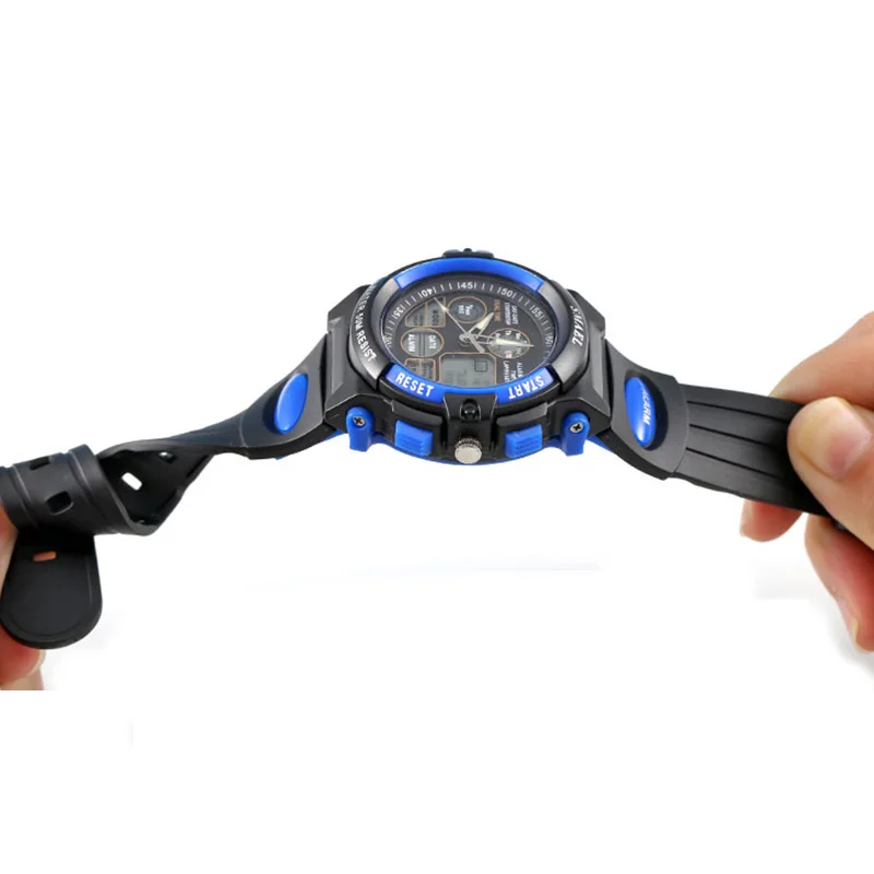 SMAEL спортивные часы для детей 50 м водонепроницаемые ударные аналоговые светодиодный цифровые наручные часы детские часы 0508 часы для мальчиков подарок на день рождения