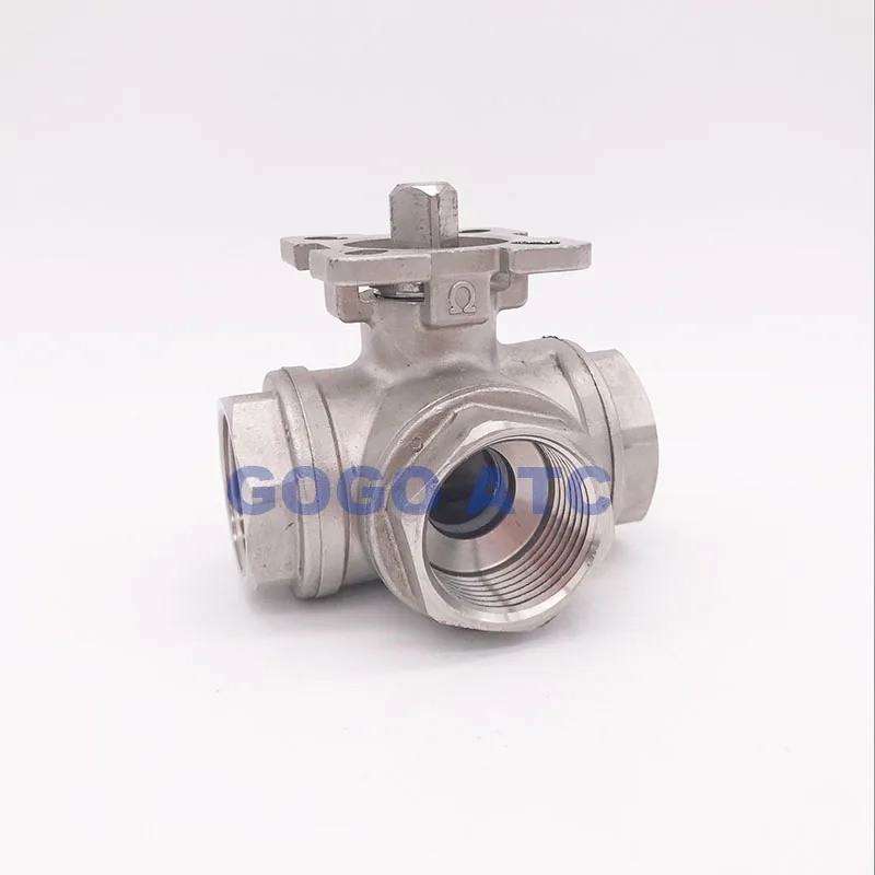 3 way High platform ball valve 3-1