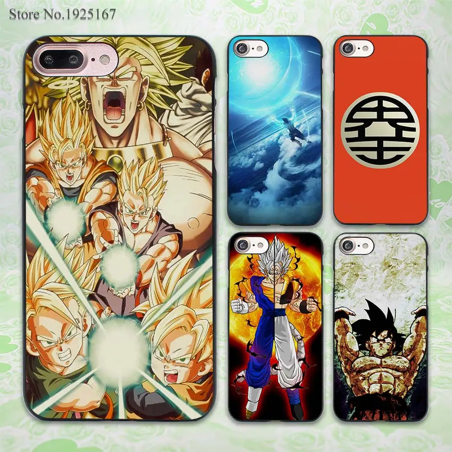 USA Seller Apple iPhone 4 /& 4S Anime Phone case Cover Anime Characters Goku ...