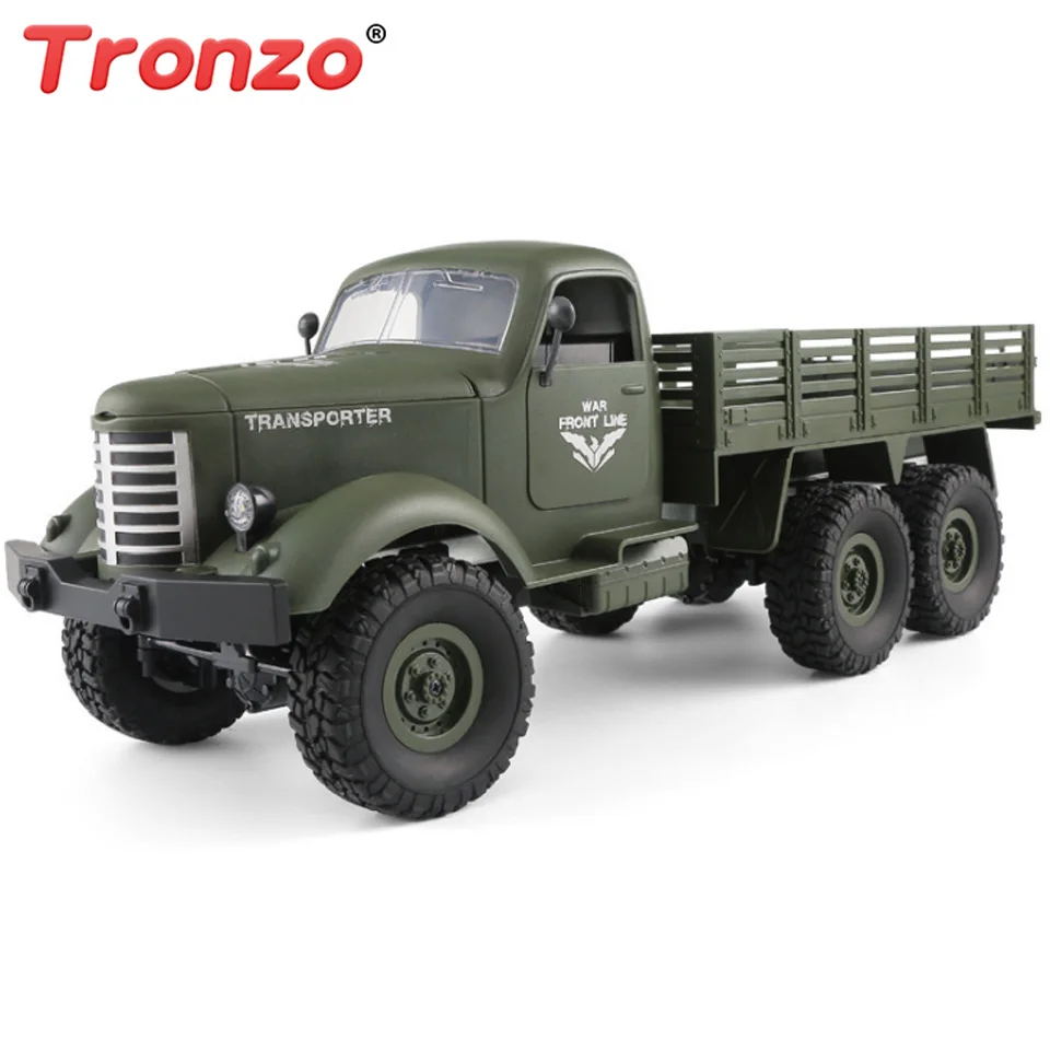 

Tronzo RC Truck 1/14 JJRC Remote Control Toys Q60 Truck Poweful Radio-Controlled 6wd Tracked Off-road Military Truck Car