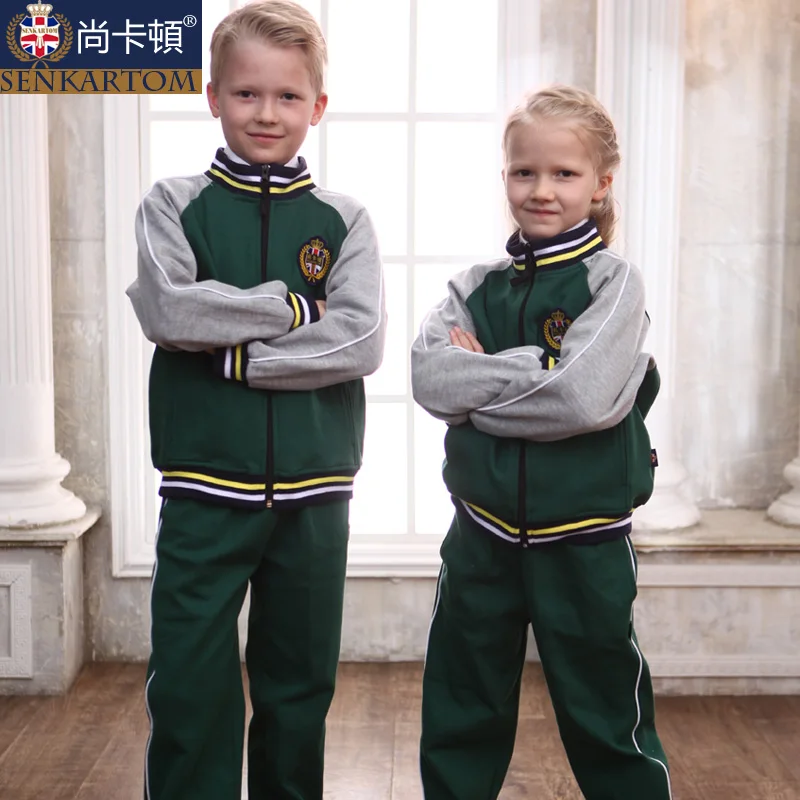 Fashion kindergarten park uniforms elementary student school uniform