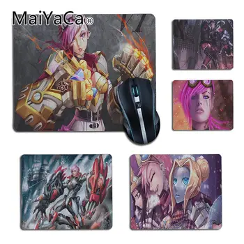 

MaiYaCa Vi League of Legends Laptop Computer anime Mouse pad New Small Size Locking Edge Computer desktop Gaming Mouse Pad