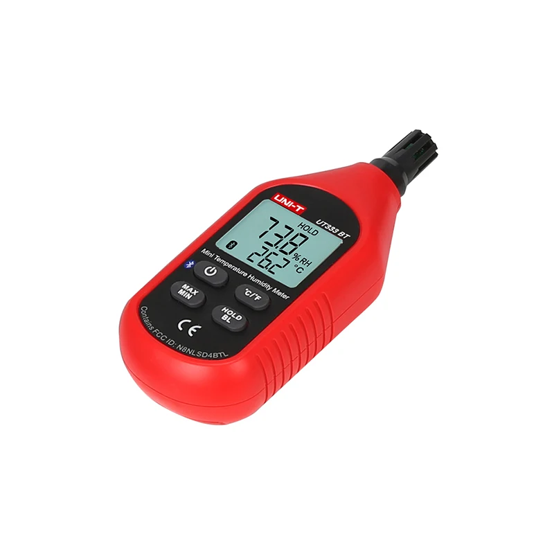 UNI T UT333/UT333BT(Bluetooth) миниатюрный Измеритель температуры и влажности для помещений