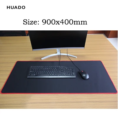 Игровой коврик для мыши Большой 900X400 см/1000x500 см геймерский коврик для мыши с клавиатурой для подарка парню - Цвет: Red