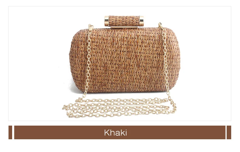 New Clutch Wallet Straw Bag Handbags Rattan Bag Handmade Woven Summer Travel Beach Bag Luxury Handbags Women Bags Designer Party