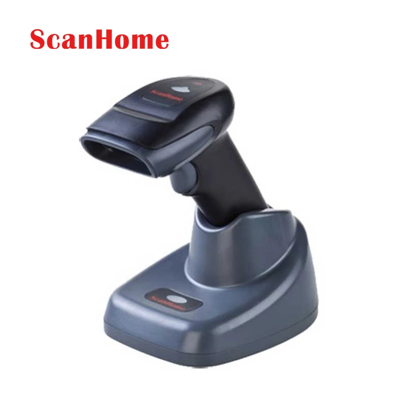 

433 Barcode Scanner Wireless with Storage Charger Base Receiver 3 in 1 Wireless Bar Code Reader Laser Barcode Gun Suppport RS232
